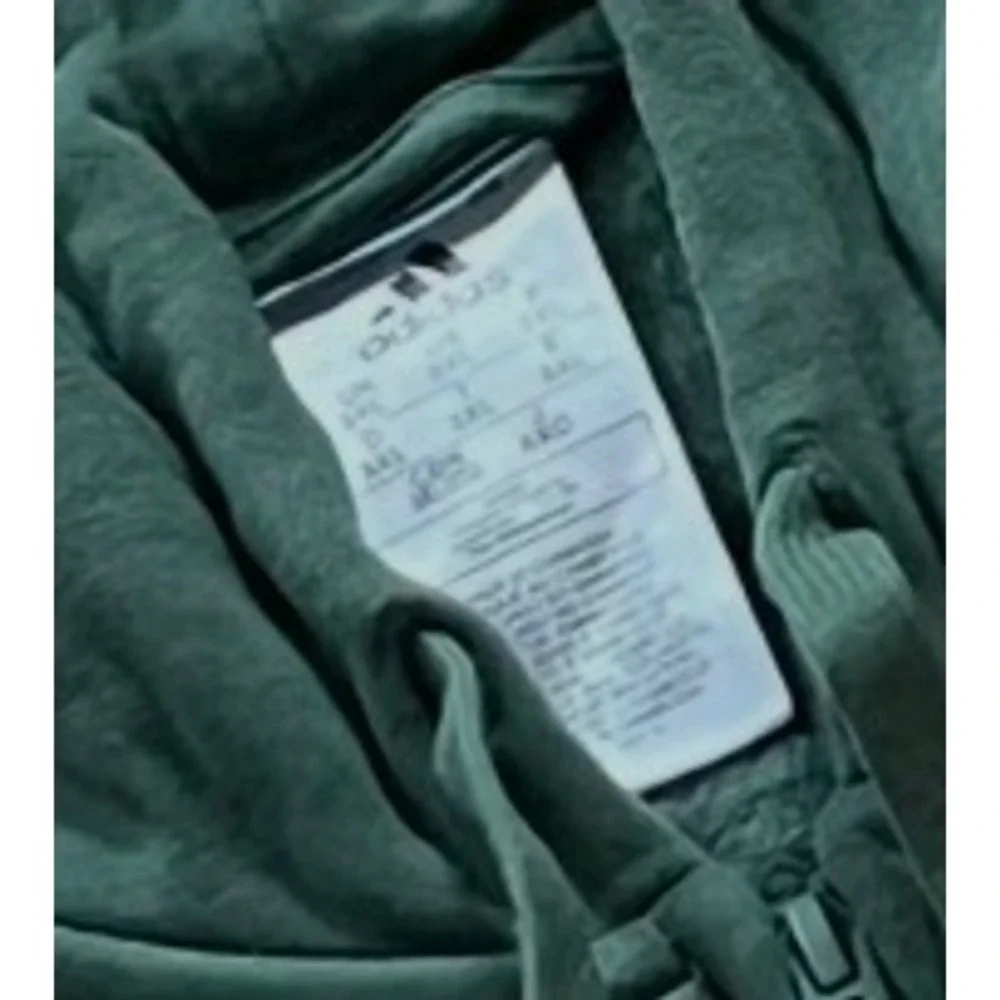 Adidas Mens Essentials 3-Stripes Full Zip Hoodie Green White 3XL